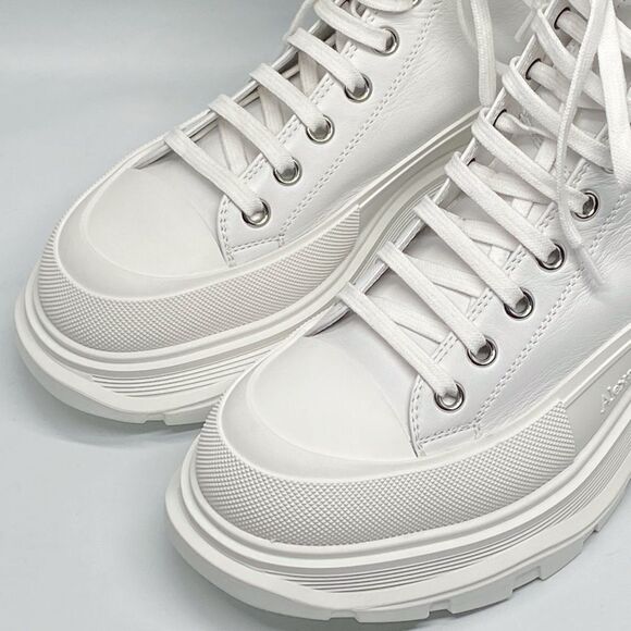 Alexander McQueen Tread Slick Leather Boot size 40 - Picture 5 of 15